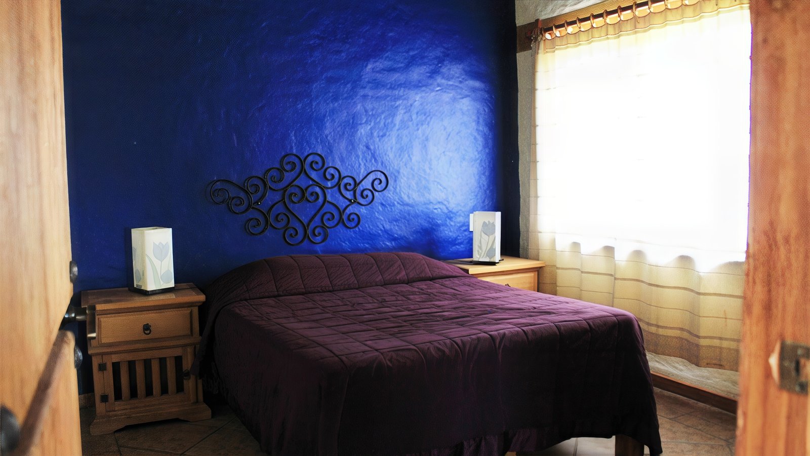 Recámara con cama Queen